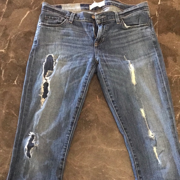 Elizabeth and James Textile Skinny Jeans - Picture 1 of 7